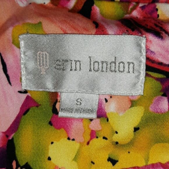 Erin London Floral‎ Light Jacket Full Zip Small - Picture 6 of 8